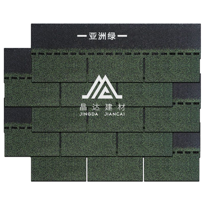 標(biāo)準(zhǔn)單層亞洲綠瀝青瓦